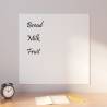  Wall-mounted Magnetic Board White 60x60 cm Tempered Glass Colour white Size 60 x 60 cm Model without accessories 