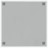 Wall-Mounted Magnetic Board - White 60x60 cm Tempered Glass