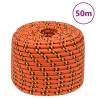 Boat Rope Orange 14mm 50m Polypropylene - Durable & Versatile