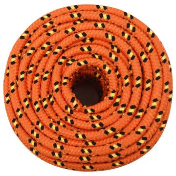 Boat Rope Orange 14mm 50m Polypropylene - Durable & Versatile