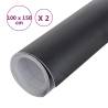 Car Films 2 pcs Matt Black 100x150 cm - Durable & Stylish