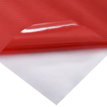 4D Red Car Film 100x150 cm - Water-Resistant & Self-Adhesive