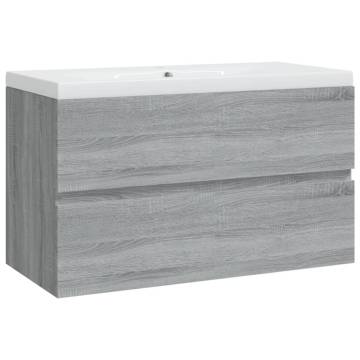 Sink Cabinet with Built-in Basin - Grey Sonoma Design