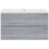 Sink Cabinet with Built-in Basin - Grey Sonoma Design