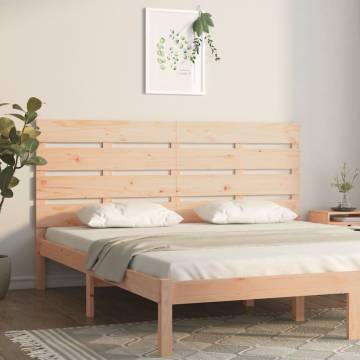 Stylish Solid Wood Pine Headboard 160x3x80 cm | HipoMarket