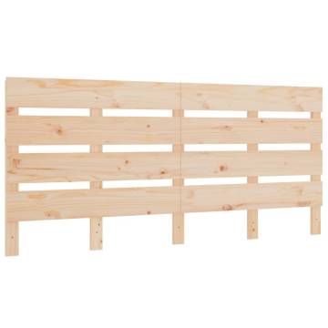 Stylish Solid Wood Pine Headboard 160x3x80 cm | HipoMarket