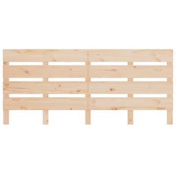 Stylish Solid Wood Pine Headboard 160x3x80 cm | HipoMarket