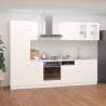 8 Piece High Gloss White Kitchen Cabinet Set | HipoMarket