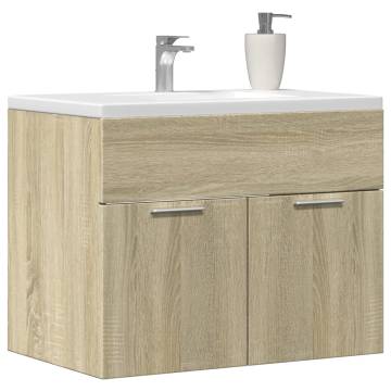 Sink Cabinet Sonoma Oak 60x38.5 cm - Stylish Bathroom Storage