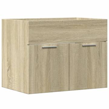 Sink Cabinet Sonoma Oak 60x38.5 cm - Stylish Bathroom Storage