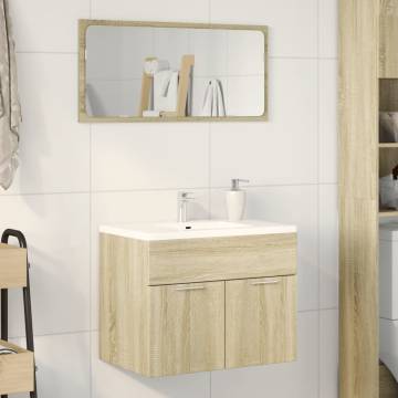 Sink Cabinet Sonoma Oak 60x38.5 cm - Stylish Bathroom Storage