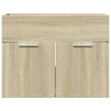 Sink Cabinet Sonoma Oak 60x38.5 cm - Stylish Bathroom Storage