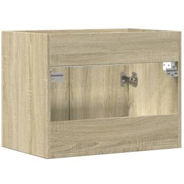 Sink Cabinet Sonoma Oak 60x38.5 cm - Stylish Bathroom Storage