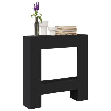 Elegant Black Fireplace Surround - 81x18x82 cm | HipoMarket