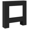 Elegant Black Fireplace Surround - 81x18x82 cm | HipoMarket