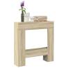  Fireplace Surround Sonoma Oak 81x18x82 cm Engineered Wood Colour sonoma oak 