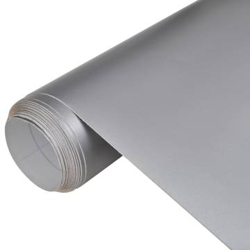 Car Films 2 pcs Matt Silver 100x150 cm - Water-resistant & Durable