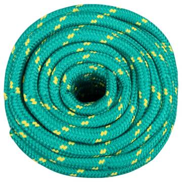 Durable Green Boat Rope - 18mm x 50m Polypropylene