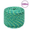  Boat Rope Green 14 mm 100 m Polypropylene Colour green Quantity in Package 1 Length 100 m Diameter 14 mm 