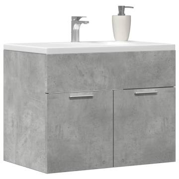 Sink Cabinet Concrete Grey - Stylish Storage Solution