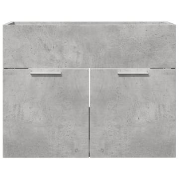 Sink Cabinet Concrete Grey - Stylish Storage Solution