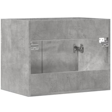 Sink Cabinet Concrete Grey - Stylish Storage Solution