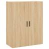 Stylish Highboard Sonoma Oak - 69.5x34x180 cm | Hipo Market