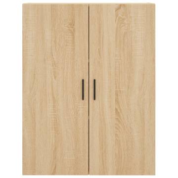 Stylish Highboard Sonoma Oak - 69.5x34x180 cm | Hipo Market