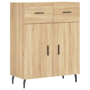 Stylish Highboard Sonoma Oak - 69.5x34x180 cm | Hipo Market