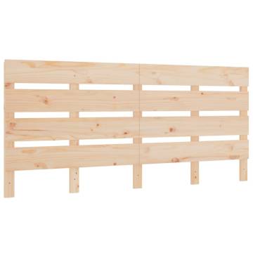 Stylish Solid Wood Pine Headboard 140x3x80 cm for Your Bedroom