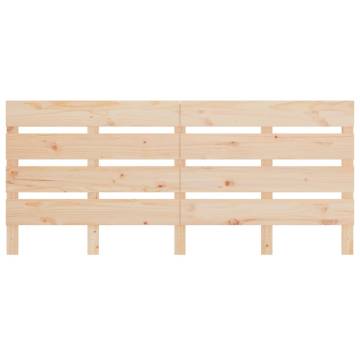 Stylish Solid Wood Pine Headboard 140x3x80 cm for Your Bedroom