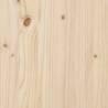 Stylish Solid Wood Pine Headboard 140x3x80 cm for Your Bedroom