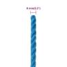 Durable Blue Work Rope 8mm x 50m - Polypropylene Quality