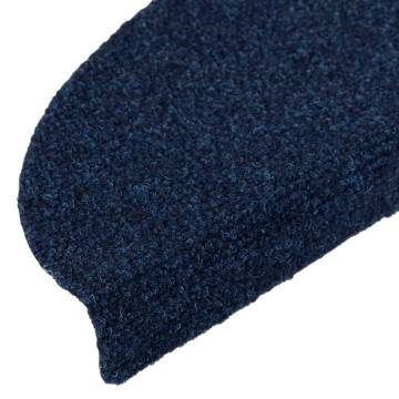 Self-Adhesive Stair Mats - 5 pcs Navy | Hipomarket