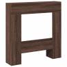 Brown Oak Fireplace Surround - 81x18x82 cm | HipoMarket UK