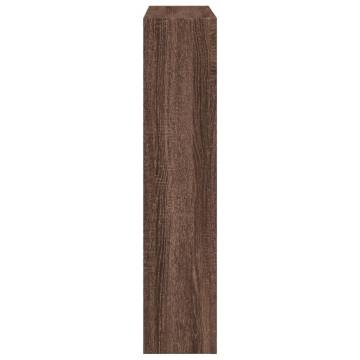 Brown Oak Fireplace Surround - 81x18x82 cm | HipoMarket UK