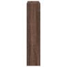 Brown Oak Fireplace Surround - 81x18x82 cm | HipoMarket UK