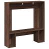 Brown Oak Fireplace Surround - 81x18x82 cm | HipoMarket UK