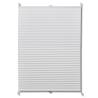 Plisse Blind 80x125cm White Pleated Blind - Stylish & Adjustable