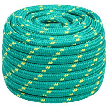 Boat Rope Green 20mm 100m Polypropylene - Durable & Versatile