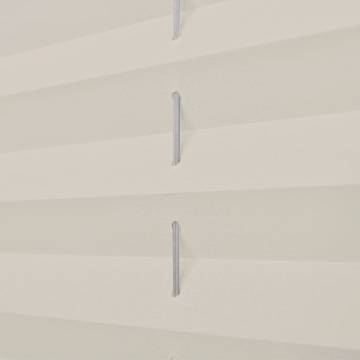 Plisse Blind 40x200cm in Creme - Stylish & Functional