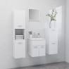  Bathroom Furniture Set White Engineered Wood Colour white Size 41 x 38.5 x 46 cm Number of 1 Number of Pieces 