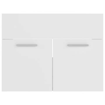 Sink Cabinet White 60x38.5x46 cm - Stylish Bathroom Storage