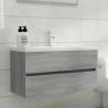  Sink Cabinet Grey Sonoma 90x38.5x45 cm Engineered Wood Colour grey sonoma Size 90 x 38.5 x 45 cm Number of 1 Number of Pieces 