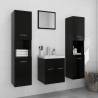  Bathroom Furniture Set Black Engineered Wood Colour black Size 41 x 38.5 x 46 cm Number of 1 Number of Pieces 