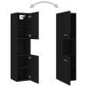 Stylish Black Bathroom Furniture Set | Hipomarket