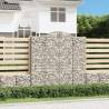  Arched Gabion Baskets 30 pcs 200x50x200220 cm Galvanised Iron Size 200 x 50 x 200/220 cm Quantity in Package 30 