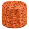 Durable Orange Boat Rope - 10mm x 50m Polypropylene