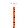 Durable Orange Boat Rope - 10mm x 50m Polypropylene