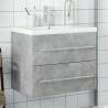  Bathroom Sink Cabinet with Built-in Basin Concrete Grey Colour concrete grey Size 60 x 38.5 x 48 cm Quantity in Package 1 Model with faucet 